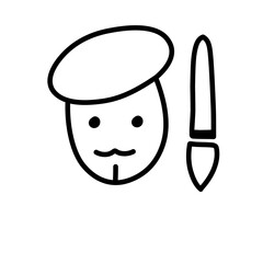 School equipment vector