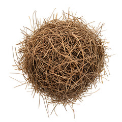 Fototapeta premium Dry Tumbleweed Ball isolated on white