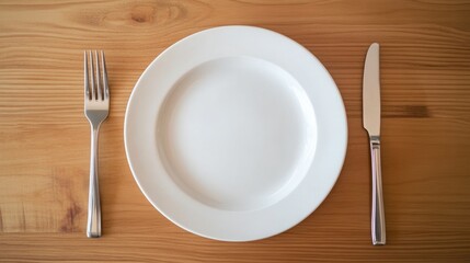 plate and fork