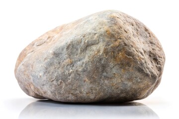 Big rock isolated on white background for minimalist design