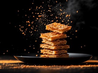 In France, kouignamann, a buttery pastry with caramelized layers, is a decadent specialty from Brittany