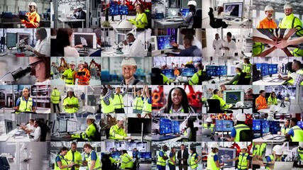 Factory Engineers Meeting. Checking Industrial Facility