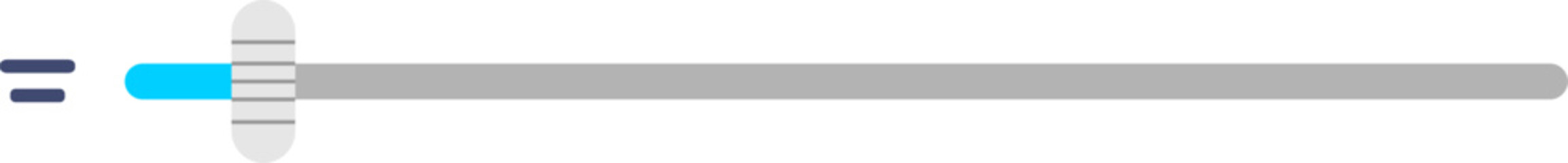 Obraz premium UI Slide Button