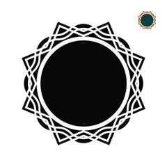 Basic RGBIslamic ornaments. circular shape with variations. Simple design style. suitable for awards, religion, decoration. vector design template