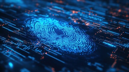 Advanced biometric security protocols utilizing fingerprint analysis for improved identity verification banner