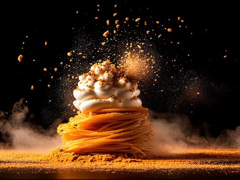 In Switzerland, vermicelles, a dessert made from chestnut puree piped into spaghettilike strands and served with meringue, is a seasonal favorite in Geneva