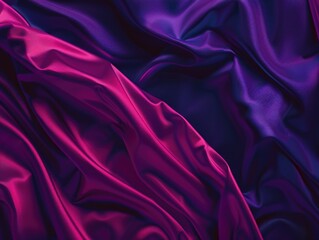 Fototapeta premium Close-up of soft, wrinkled material