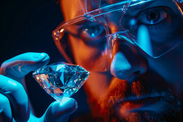 Craft jewelery making with professional tools in jeweller studio generative ai