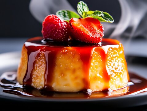 In Venezuela, quesillo, a variation of flan with a slightly firmer texture, is flavored with rum and caramel, popular in Caracas