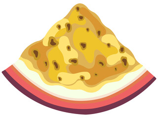 Fruit, Passion Fruit, Tropical Fruits, Illustration Hand drawn