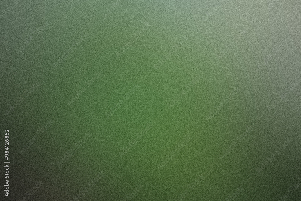 Poster gradient with a grainy texture on a green backdrop
