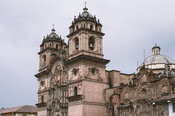 Fototapeta premium Catholic Cathedral in Cusco, Peru