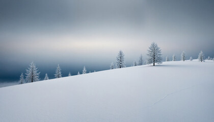 Fototapeta premium Cold Landscape | Winter | Snow