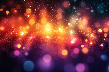 An intense burst of glowing light with soft bokeh effects spreading outward,