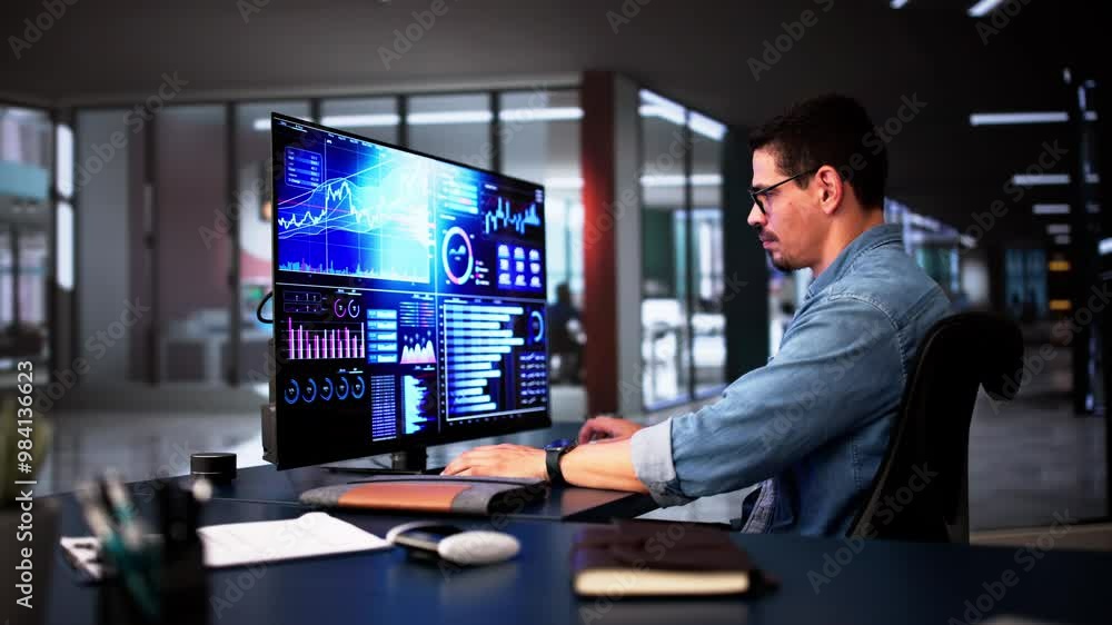 Poster Data Analyst Using Data Analytics KPI