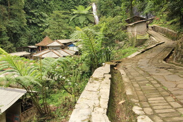 the cigame waterfall on the slopes of Mount Halimun Salak has its own characteristics, namely a...