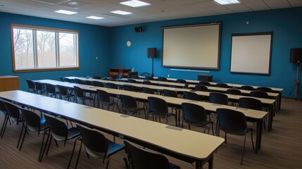 Dynamic business workshop with breakout rooms and collaborative spaces generated AI