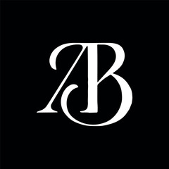 AB Letter Logo icon Modern and Luxury desiggn