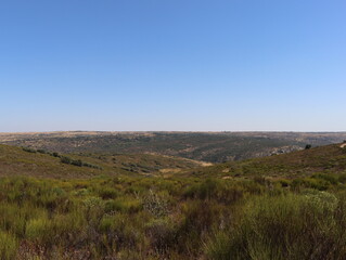 beautiful natural landscape plain scrub arid dry lonely