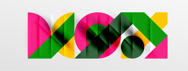 Round shapes, circles and lines minimal geometric background. Vector Illustration For Wallpaper, Banner, Background, Card, Book Illustration, landing page