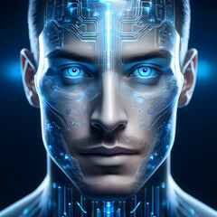 Person and robot mixture 