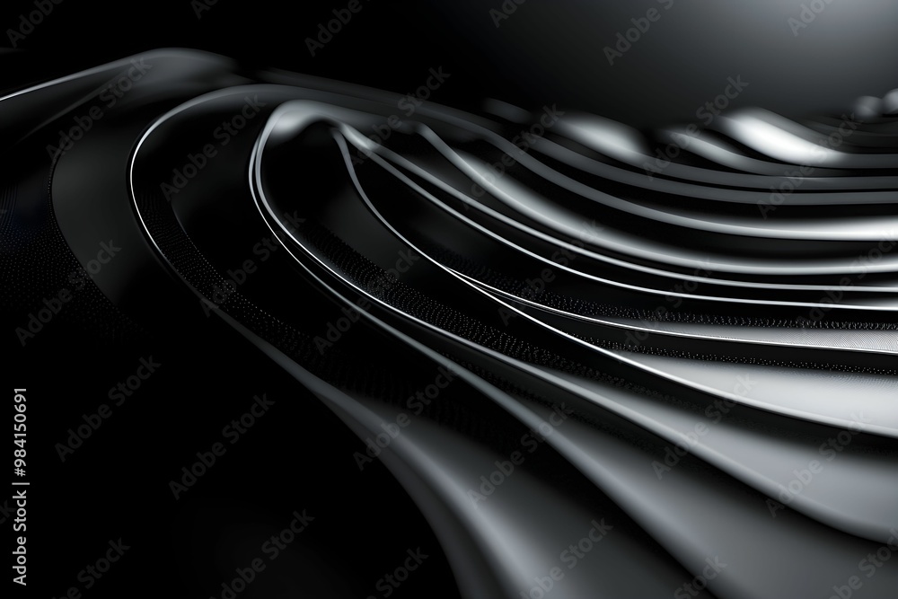 Aufkleber vibrant yellow technology background with intricate linear patterns
