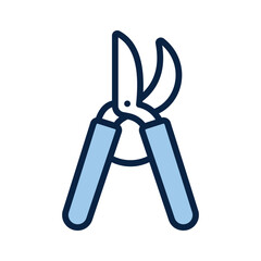 A pruner tool, essential for trimming plants and bushes