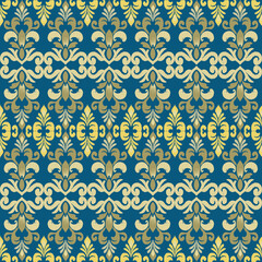 seamless pattern with luxury floral ornament. Traditional Arabic, Indian motifs. Oreintal Flora Damask Seamless pattern embroidery. Design for carpet,cover.wallpaper,wrapping,clothing,ceramic products