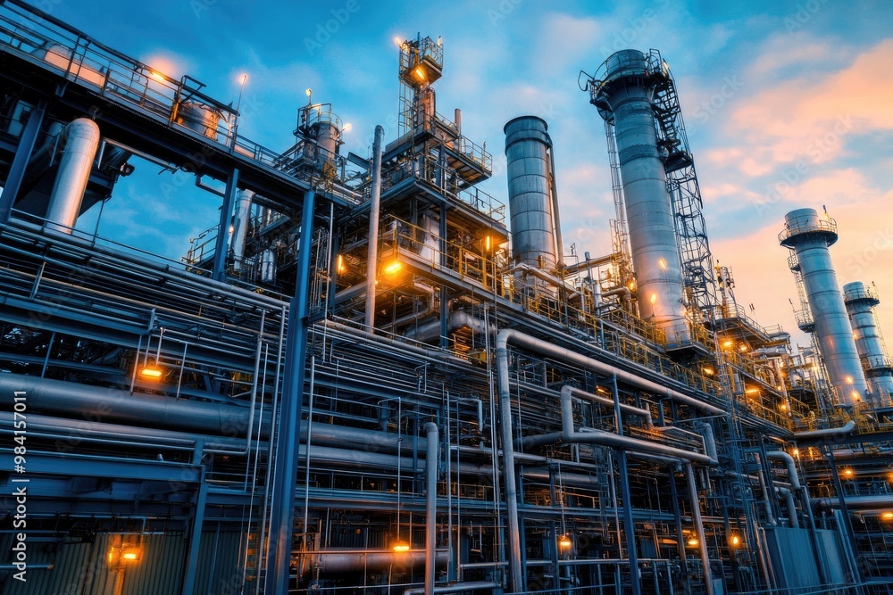 Poster factories with advanced pollution control technology reducing emissions while maintaining high produ