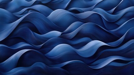 Obraz premium Blue Ocean Waves with Embedded Numbers Symbolizing Volume and Growth - Bold Banner Design for Posters