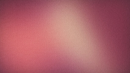 Grainy colorful gradient background. Abstract, maroon, beige, dusty pink, blurred, mesh, noise, wave, bokeh, retro vibes.