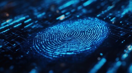 Sophisticated fingerprint identification systems improving fraud prevention in electronic banking applications banner