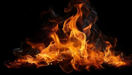 燃える炎のイラスト