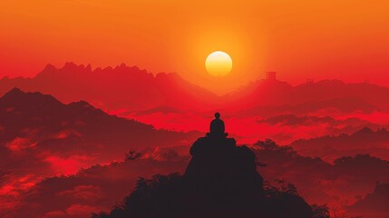 Minimalist background illustration featuring traditional Indian elements for Maharaja Agrasen Jayanti festival.
