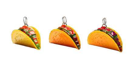 3d three set of Taco Tantalizer on white background