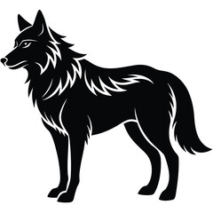 illustration of a wolf