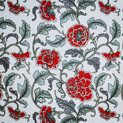 Arri&egrave;re plan color&eacute; avec motif graphique floral mandala coloriage