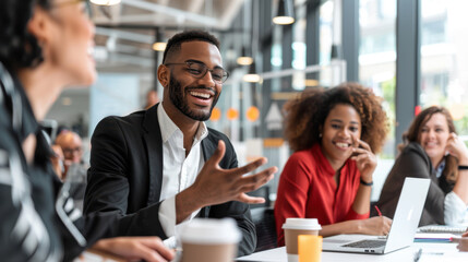 Fototapeta premium The Engaging Business Meeting