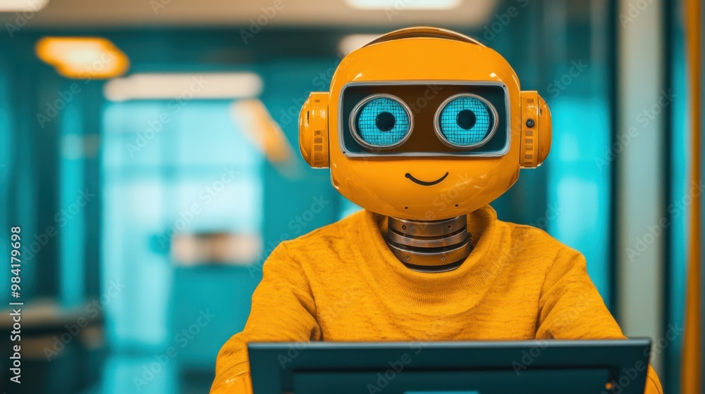 Aufkleber modern robotics in banking: automation of financial tasks with rpa technology