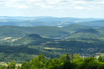 Obraz premium Panorama z Holicy Bieszczady 