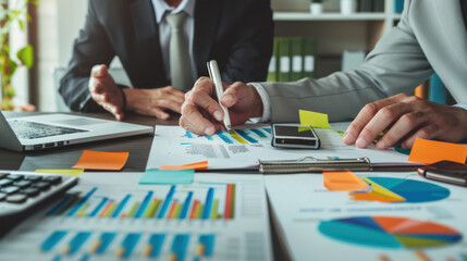 The Business Team Collaboration Scene