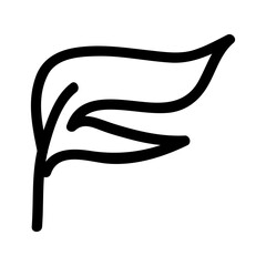 Fototapeta premium Doodle leaf icons