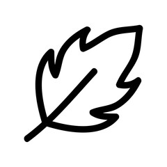 Doodle leaf icons
