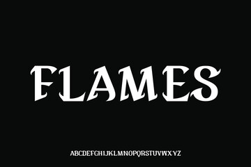 Display alphabet font vector design suitable for headline, poster, logo and many more