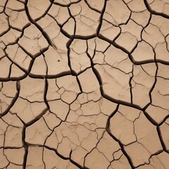 Cracked earth texture with dry, uneven surfaces, light gradient color.