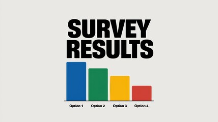 Survey Results with Bar Chart Visualization
