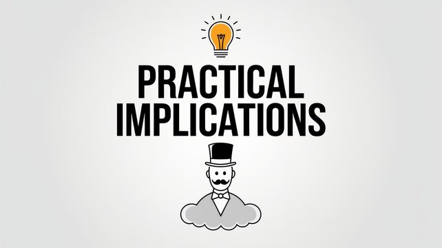 Illustrative Concept: Practical Implications with Lightbulb