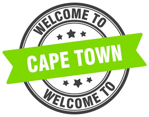 WELCOME TO CAPE TOWN STAMP