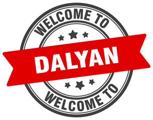 Fototapeta premium WELCOME TO DALYAN STAMP