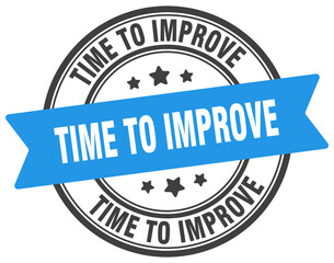 TIME TO IMPROVE STAMP